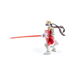 Roi au dragon rouge Papo en PVC, Collection Médiéval, jouet éducatif idéal pour enfants et collectionneurs