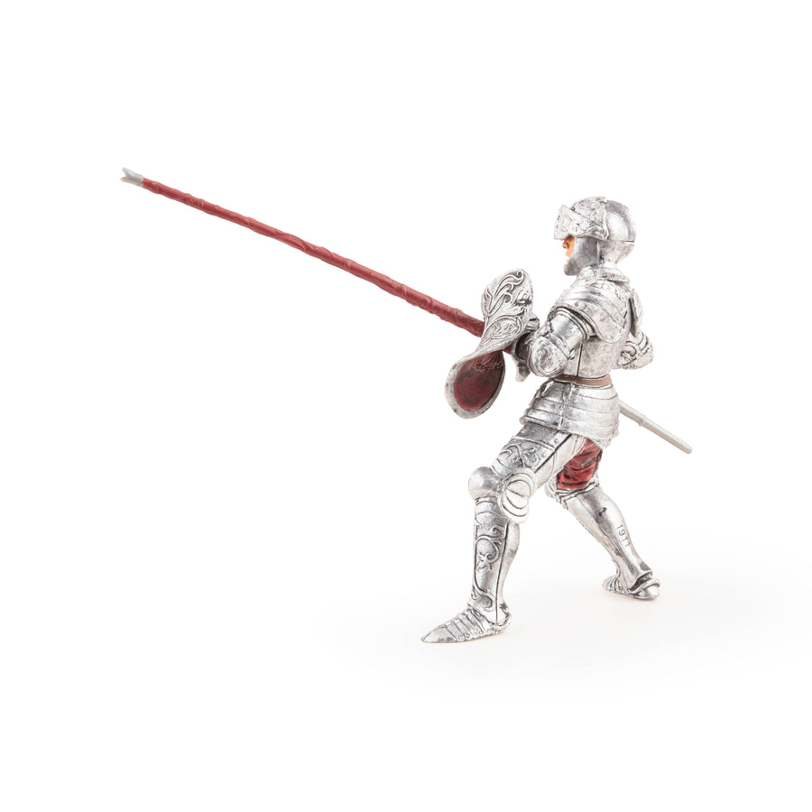 Chevalier en armure Papo en PVC, Collection Médiéval, jouet éducatif idéal pour enfants et collectionneurs