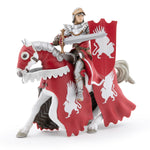 Cheval du chevalier griffon Papo en PVC, Collection Médiéval, jouet éducatif idéal pour enfants et collectionneurs