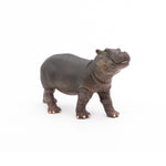 Figurine Bébé hippopotame  Papo en PVC, thème savane, Collection Animaux sauvages, jouet éducatif idéal pour enfants et collectionneurs