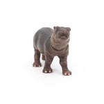 Figurine Bébé hippopotame  Papo en PVC, thème savane, Collection Animaux sauvages, jouet éducatif idéal pour enfants et collectionneurs