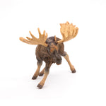 Figurine Élan Papo en PVC, thème forêt, Collection Animaux sauvages, jouet éducatif idéal pour enfants et collectionneurs