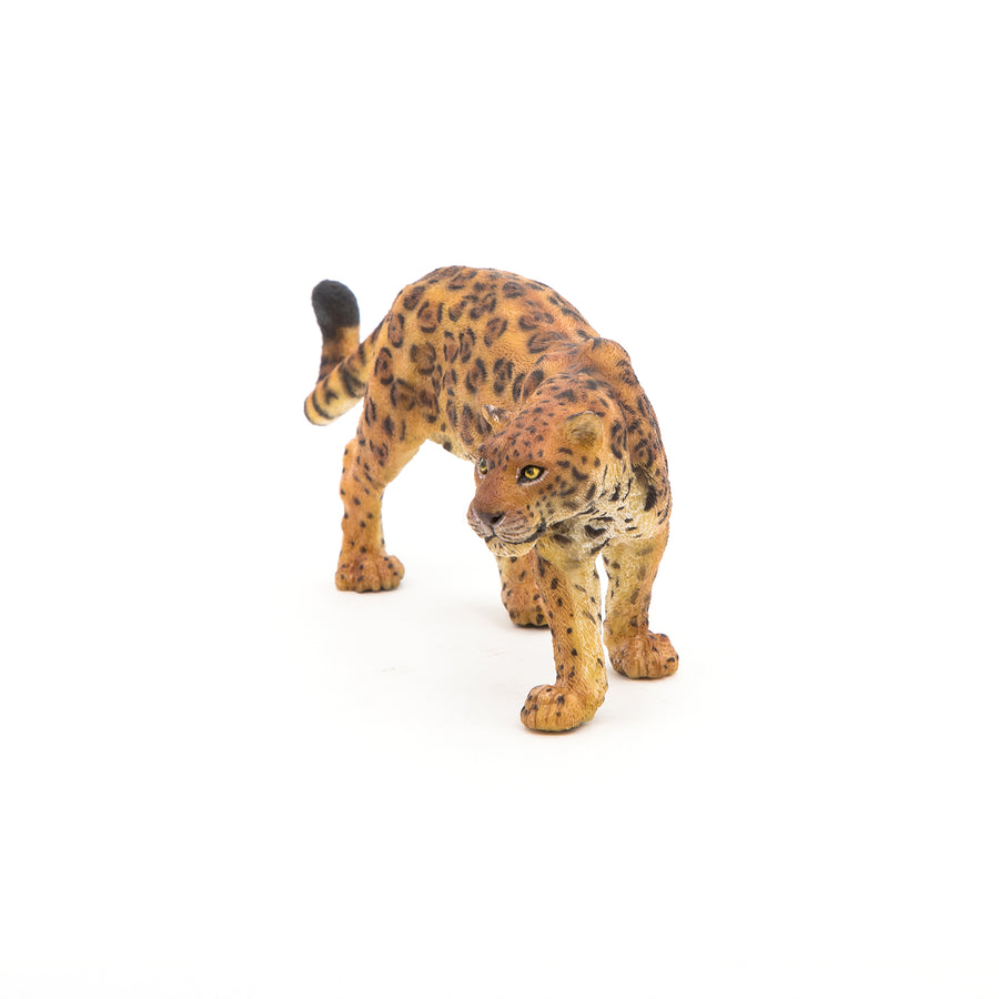 Figurine Jaguar Papo en PVC, thème félins, Collection Animaux sauvages, jouet éducatif idéal pour enfants et collectionneurs