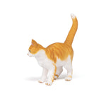 Figurine Chat roux Papo en PVC, Collection chiens et chats, jouet éducatif idéal pour enfants et collectionneurs