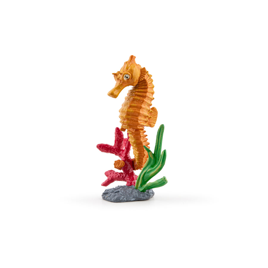 Hippocampe Papo en PVC, Collection animaux marins, jouet éducatif idéal pour enfants et collectionneurs